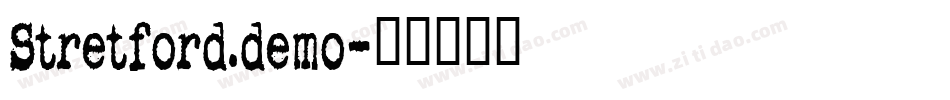 Stretford.demo字体转换