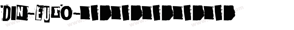 DIN-Euro字体转换