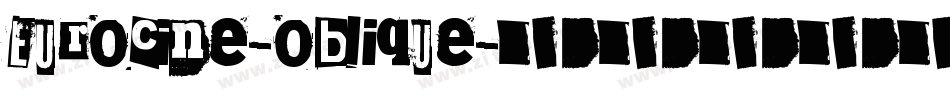 Eurocine-oblique字体转换