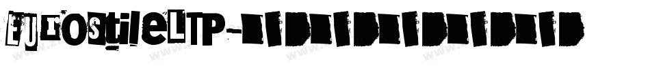 EurostileLTP字体转换