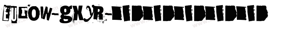 Eurow-gxYR字体转换
