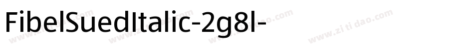FibelSuedItalic-2g8l字体转换