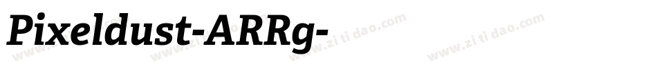 Pixeldust-ARRg字体转换