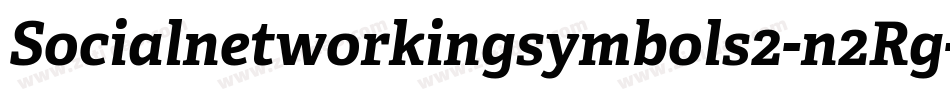 Socialnetworkingsymbols2-n2Rg字体转换