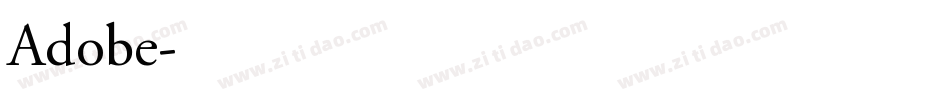 Adobe字体转换