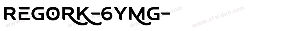 Regork-6Ymg字体转换