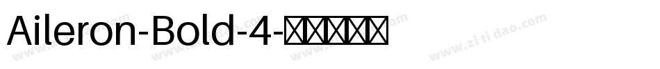 Aileron-Bold-4字体转换
