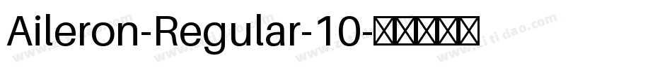 Aileron-Regular-10字体转换