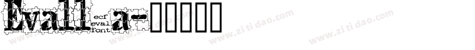 Evallia字体转换