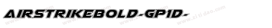 AirstrikeBold-Gp1D字体转换