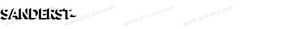 Sanderst字体转换