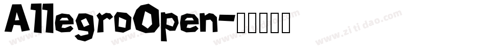 AllegroOpen字体转换