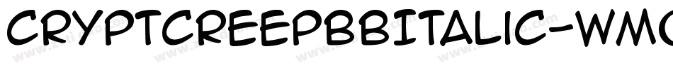 CryptcreepBbItalic-wMO2字体转换