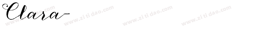 Clara字体转换