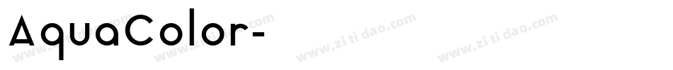 AquaColor字体转换