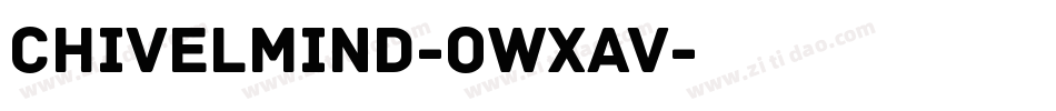 ChivelMind-owXAV字体转换