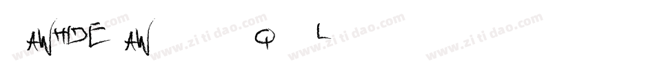 RawhideRaw2016-qM6l字体转换