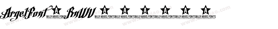 ArgelFont-RnWV字体转换