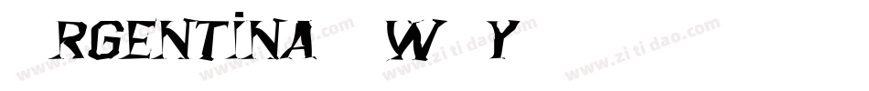 Argentina-Lw3y字体转换