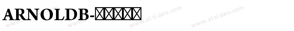 ARNOLDB字体转换
