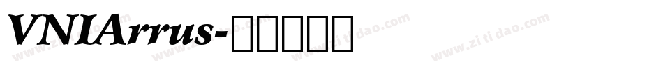 VNIArrus字体转换