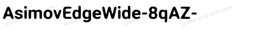 AsimovEdgeWide-8qAZ字体转换