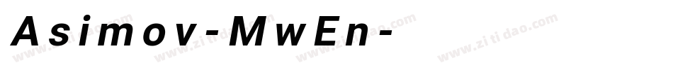 Asimov-MwEn字体转换