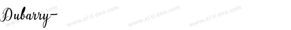 Dubarry字体转换