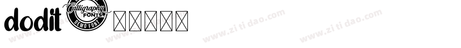 dodit字体转换