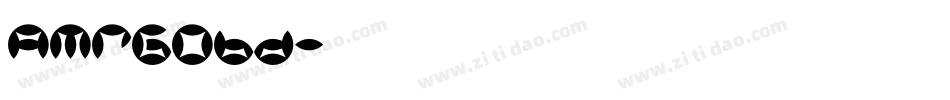 AmrgoBd字体转换