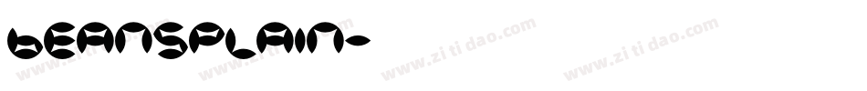 beansplain字体转换