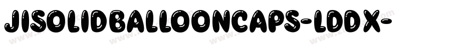 JiSolidBalloonCaps-lddX字体转换