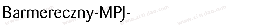 Barmereczny-MPJ字体转换