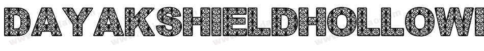 DayakShieldHollowInverse-dPmg字体转换