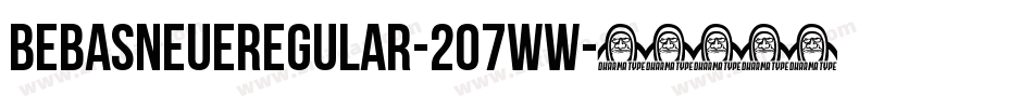 BebasNeueRegular-2O7wW字体转换