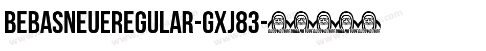 BebasNeueRegular-gxj83字体转换