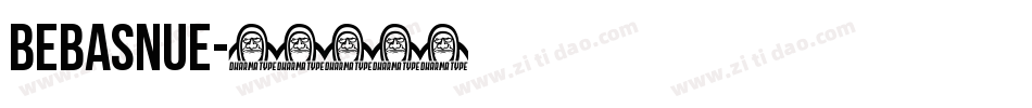 Bebasnue字体转换