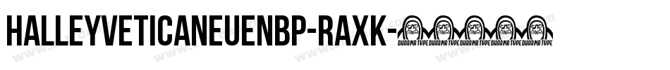 HalleyveticaNeueNbp-rAxK字体转换