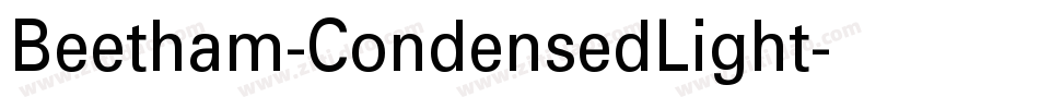 Beetham-CondensedLight字体转换