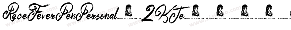 RaceFeverPenPersonal-2KJe字体转换