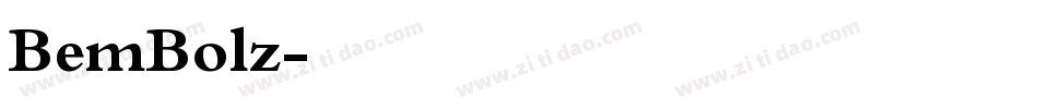 BemBolz字体转换