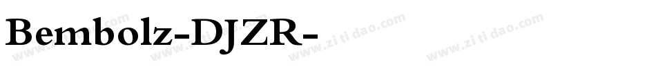 Bembolz-DJZR字体转换