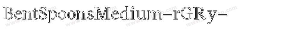BentSpoonsMedium-rGRy字体转换
