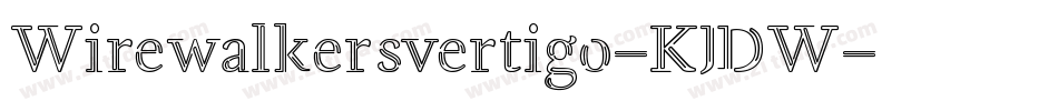 Wirewalkersvertigo-KJDW字体转换