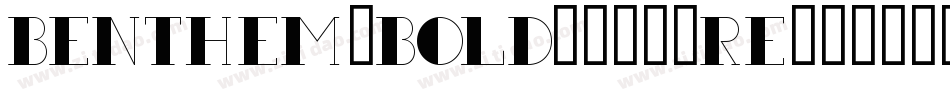 Benthem-Bold台灣圓體-Re字体转换