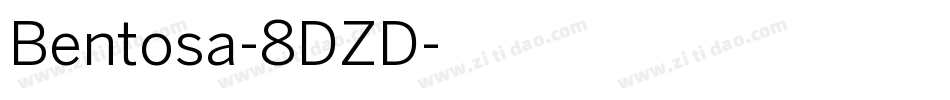 Bentosa-8DZD字体转换