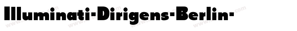 Illuminati-Dirigens-Berlin字体转换