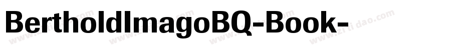 BertholdImagoBQ-Book字体转换