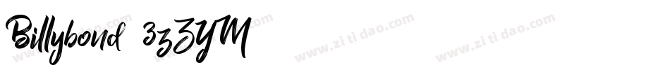 Billybond-3zZYM字体转换