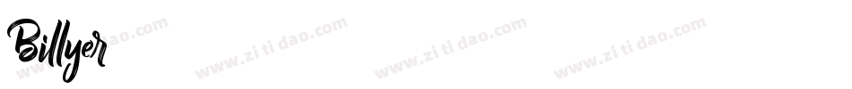 Billyer字体转换